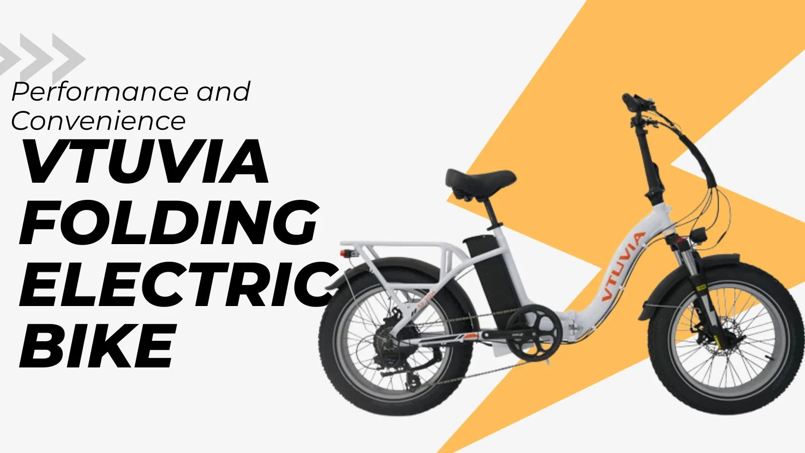 Vtuvia Folding Electric Bike